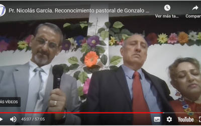 Pr. Nicolás García. Reconocimiento pastoral de Gonzalo Bolaños
