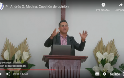 Pr. Andrés G. Medina. Cuestión de opinión