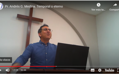 Pr. Andrés G. Medina. Temporal o eterno