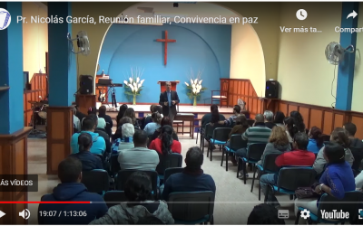 Pr. Nicolás García, Reunión familiar, Convivencia en paz