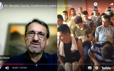 Pr. Nicolás García, Conferencia sobre el carácter