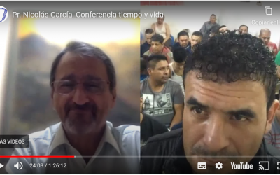 Pr. Nicolás García, Conferencia tiempo y vida