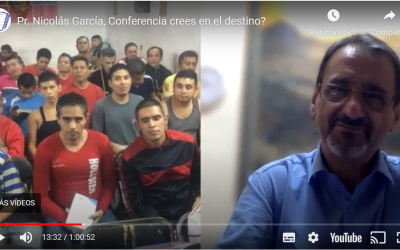 Pr. Nicolás García, Conferencia crees en el destino?