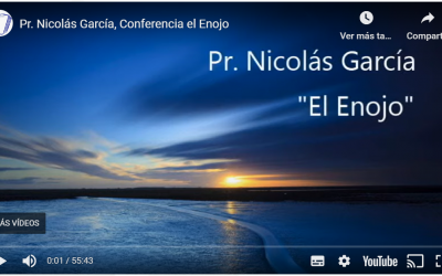 Pr. Nicolás García, Conferencia el Enojo