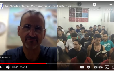Pr. Nicolás García, Conferencia actitud ante Dios