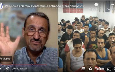 Pr. Nicolás García, Conferencia echando fuera demonios