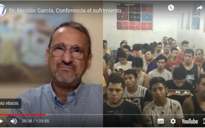 Pr. Nicolás García, Conferencia el sufrimiento
