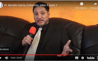 Pr. Nicolás García, Entrevista, video 3 parte 1