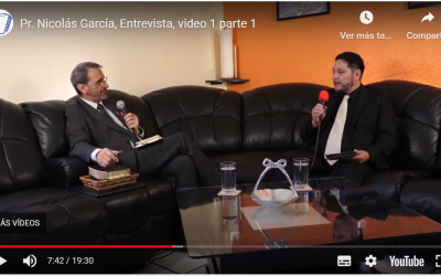 Pr. Nicolás García, Entrevista, video 1 parte 1