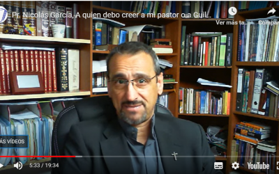 Pr. Nicolás García, A quien debo creer a mi pastor o a Guillermo Maldonado?