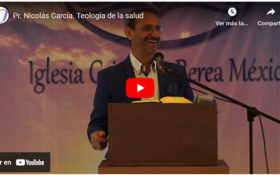 Pr. Nicolás García. Teología de la salud