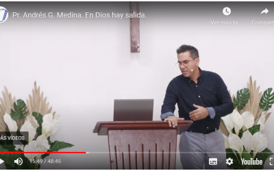 Pr. Andrés G. Medina. En Dios hay salida.