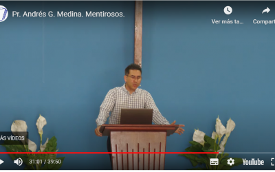 Pr. Andrés G. Medina. Mentirosos.