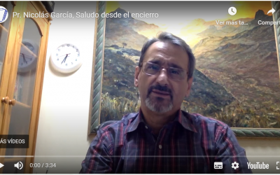 Pr. Nicolás García, Saludo desde el encierro