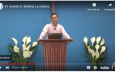 Pr. Andrés G. Medina, La música.