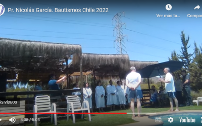 Pr. Nicolás García. Bautismos Chile 2022