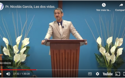 Pr. Nicolás García, Las dos vidas.