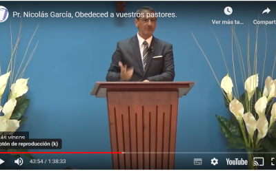 Pr. Nicolás García, Obedeced a vuestros pastores.