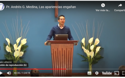 Pr. Andrés G. Medina, Las apariencias engañan