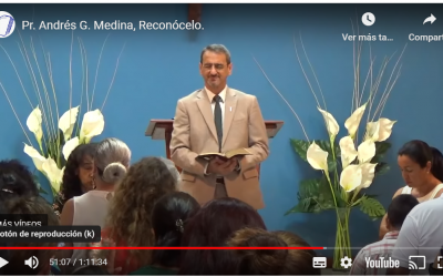 Pr. Andrés G. Medina, Reconócelo.