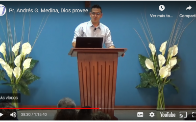 Pr. Andrés G. Medina, Dios provee