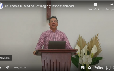 Pr. Andrés G. Medina. Privilegio y responsabilidad