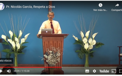 Pr. Nicolás García, Respeta a Dios