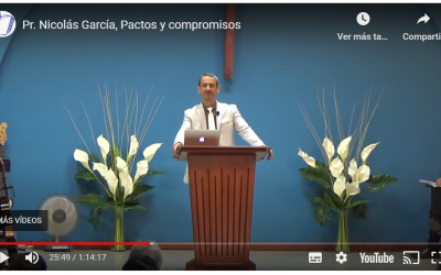 Pr. Nicolás García, Pactos y compromisos