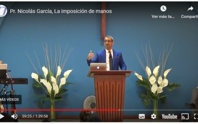 Pr. Nicolás García, La imposición de manos