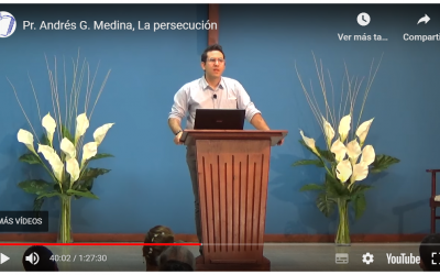 Pr. Andrés G. Medina, La persecución