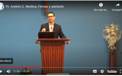 Pr. Andrés G. Medina, Firmes y adelante