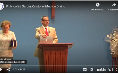 Pr. Nicolás García, Cristo, el Médico Divino