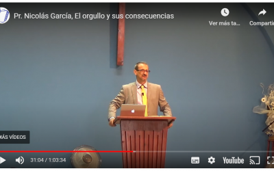 Pr. Nicolás García, El orgullo y sus consecuencias