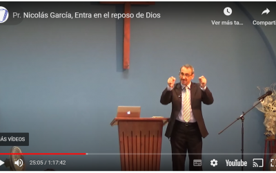 Pr. Nicolás García, Entra en el reposo de Dios