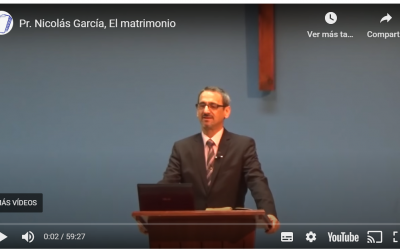 Pr. Nicolás García, El matrimonio