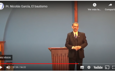 Pr. Nicolás García, El bautismo