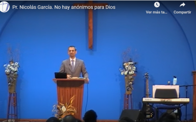 Pr. Nicolás García. No hay anónimos para Dios