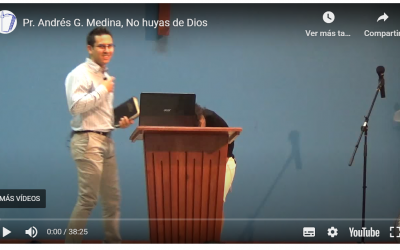 Pr. Andrés G. Medina, No huyas de Dios