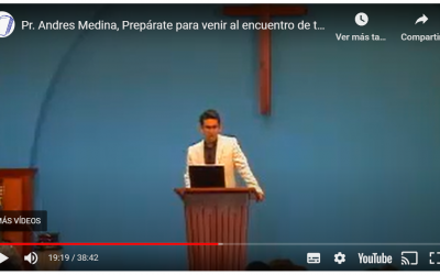 Pr. Andres Medina, Prepárate para venir al encuentro de tu Dios.