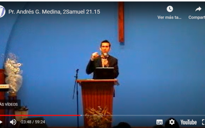 Pr. Andrés G. Medina, 2Samuel 21.15