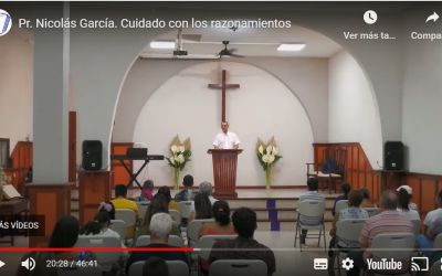 Pr. Nicolás García. Cuidado con los razonamientos