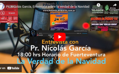 Pr. Nicolás García, Entrevista sobre la verdad de la Navidad