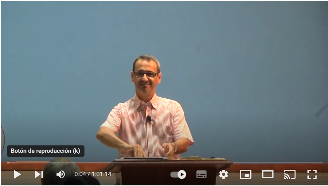Pr. Nicolás García, 2Corintios 3.16-17