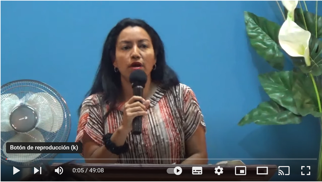 Diaconisa Ana Ruth Cerón. Un mismo sentir