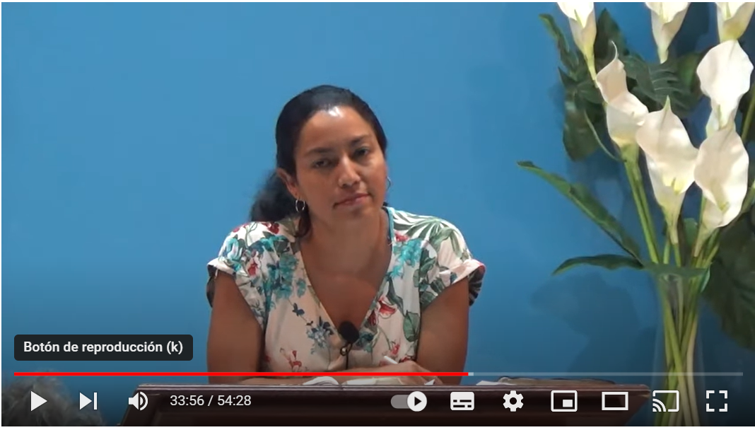 Diaconisa Ana Ruth Cerón. Zángano