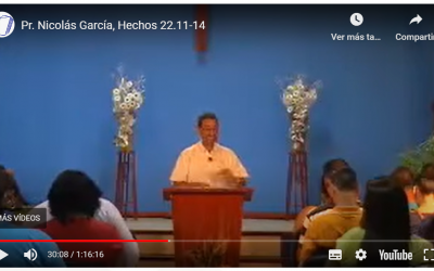 Pr. Nicolás García, Hechos 28.11-31
