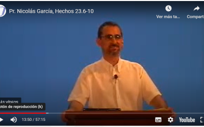 Pr. Nicolás García, Hechos 23.6-10