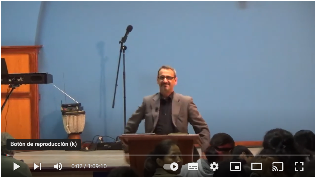 Pr. Nicolás García, 2Corintios 1.3-5