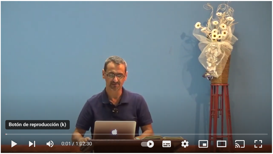 Pr. Nicolás García, 2Corintios 1.17-21