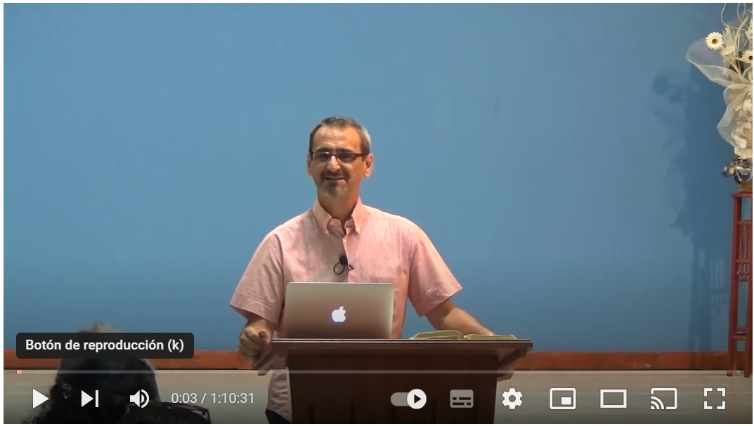 Pr. Nicolás García, 2Corintios 2.8-13